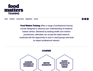 foodmatterstraining.com screenshot