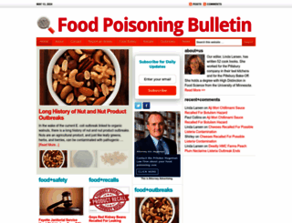 foodpoisoningbulletin.com screenshot