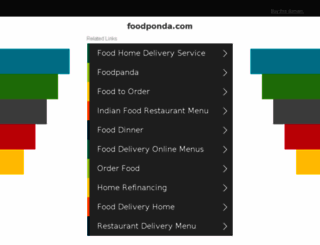 foodponda.com screenshot