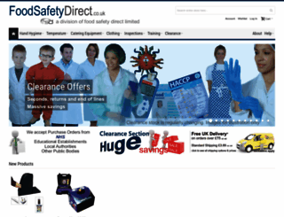 foodsafetydirect.co.uk screenshot
