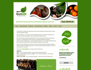 foodscapetours.com.au screenshot