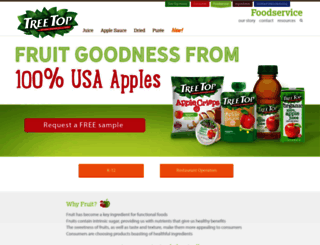 foodservice.treetop.com screenshot