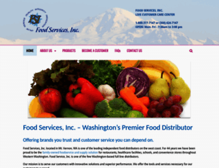 foodservicesinc.com screenshot