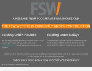 foodservicewarehouse.com screenshot