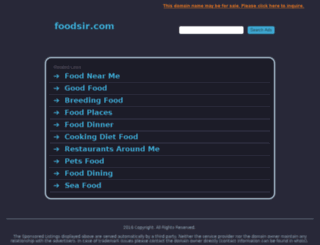 foodsir.com screenshot