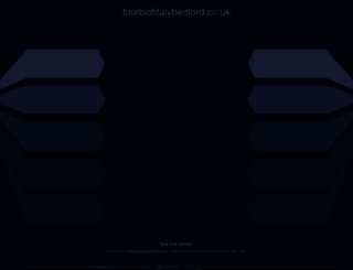 foodsofitalybedford.co.uk screenshot