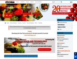 foodtechnology.alliedacademies.com screenshot