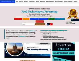 foodtechnology.insightconferences.com screenshot