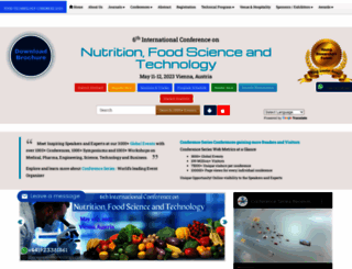 foodtechnology.nutritionalconference.com screenshot