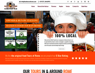 foodtoursofrome.com screenshot