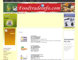 foodtradeinfo.com screenshot