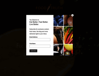 foodtruthonline.com screenshot