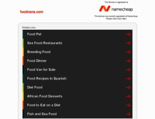 foodvana.com screenshot
