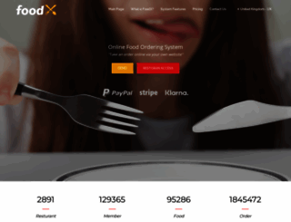 foodx.co.uk screenshot