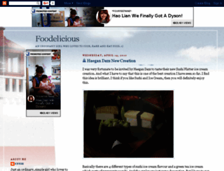 foodylicious.blogspot.com screenshot