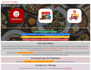 foodzaa.com screenshot