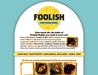 foolishwaffles.com screenshot