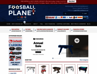 foosballplanet.com screenshot