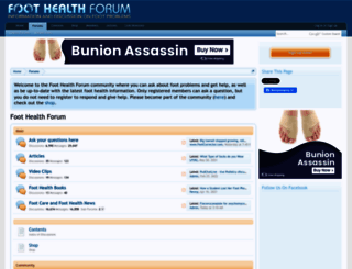 foot-health-forum.com screenshot