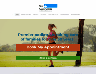 footandankleclinics.com.au screenshot