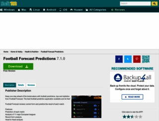 football-forecast.soft112.com screenshot