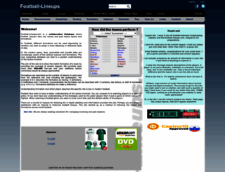 football-lineups.com screenshot