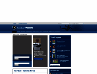 football-talents.co.uk screenshot