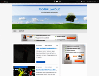 footballaholic.overblog.com screenshot