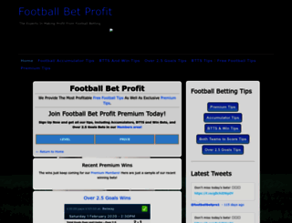 footballbetprofit.com screenshot