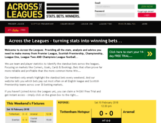 footballbettingdata.co.uk screenshot
