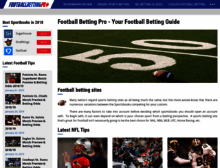 footballbettingpro.com screenshot