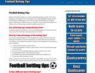 footballbettingtips.com screenshot