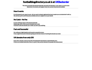 footballblogdirectory.co.uk screenshot