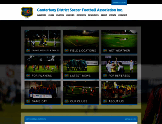footballcanterbury.com.au screenshot