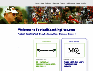 footballcoachingsites.com screenshot