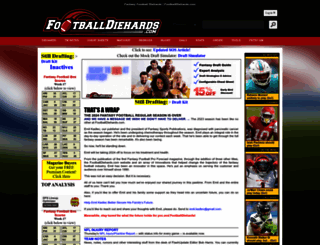 footballdiehards.com screenshot