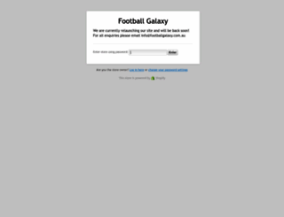 footballgalaxy.com.au screenshot