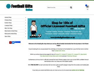footballgiftsonline.co.uk screenshot