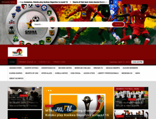 footballinghana.com screenshot