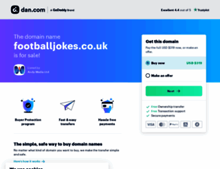footballjokes.co.uk screenshot