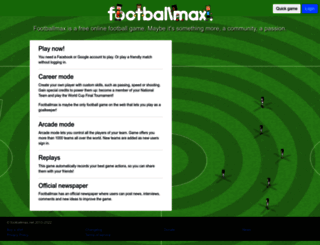 footballmax.net screenshot