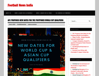 footballnewsindia.in screenshot