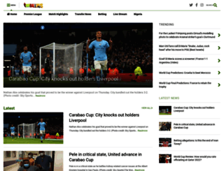 footballnus.com screenshot