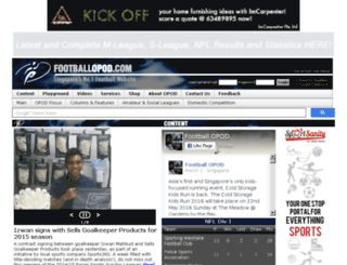 footballopod.com screenshot