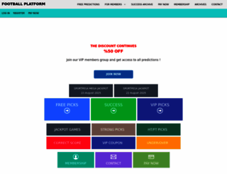 footballplatform.com screenshot