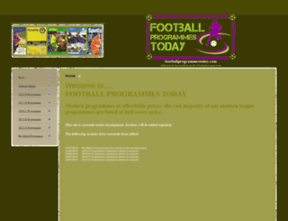 footballprogrammestoday.com screenshot