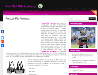 footballribprotector.com screenshot