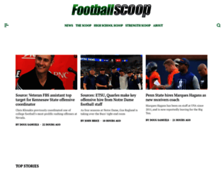 footballscoop.com screenshot