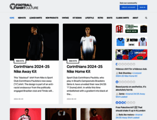 footballshirtculture.com screenshot