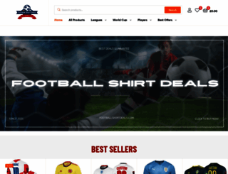 footballshirtdeals.com screenshot